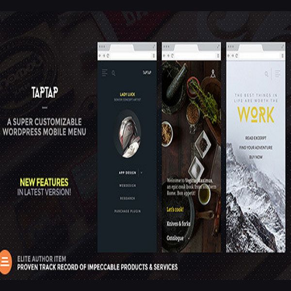 TapTap: A Super Customizable WordPress Mobile Menu